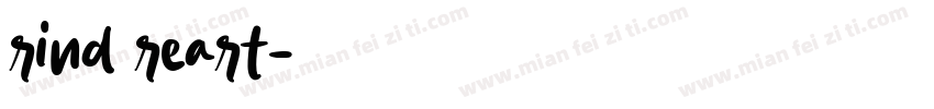rind reart字体转换
